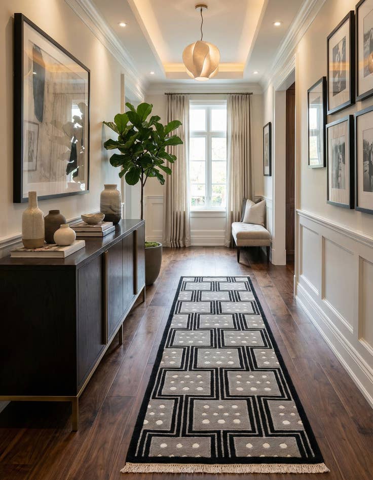 Detail image of 2' 7 x 9' 9 Darya Runner Rug