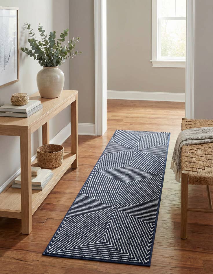 Detail image of 2' x 8'  Washable Sabrina Soto Indoor / Outdoor Runner Rug