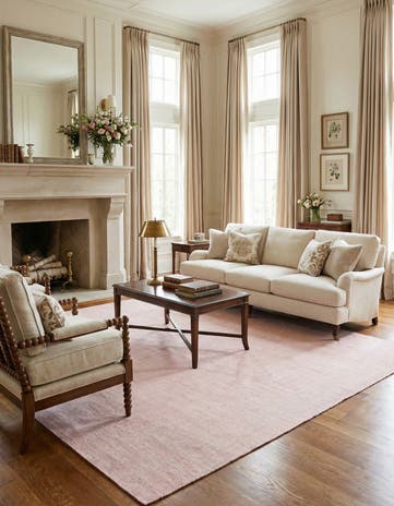 6' 1 x 9' Hand Woven Jill Zarin English Manor Farmhouse Wool Rug