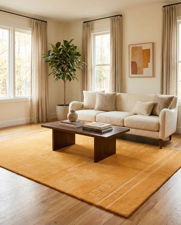 5' x 6' 4 Hand Knotted Nepal Wool Rug