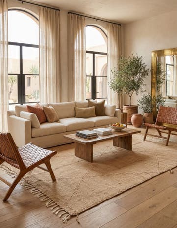 6' 8 x 10' 5 Hand Knotted Moroccan Wool Rug