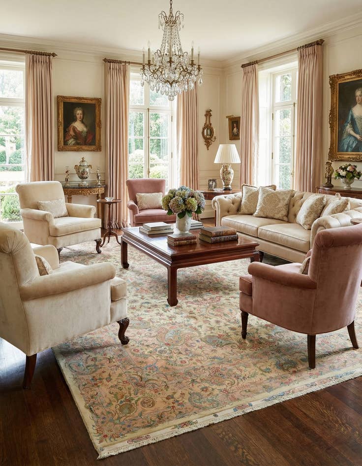 Detail image of  9' 10 x 13' 5  Hand Knotted Tabriz Persian Rug