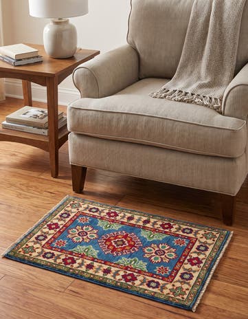 2' x 3' 3 Hand Knotted Kazak Rug