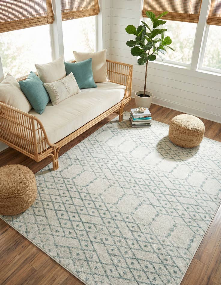 Detail image of  10' x 13' Paxon Trellis Rug
