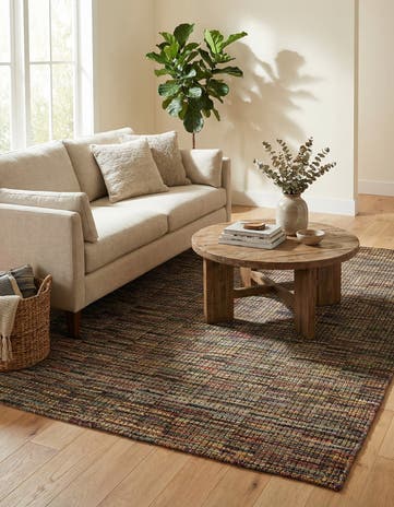 5' 4 x 7' 10 Hand Knotted Moroccan Wool Rug