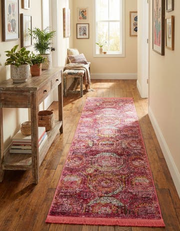 Pink Santiago Runner Rug