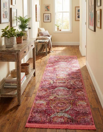 Pink Santiago Runner Rug