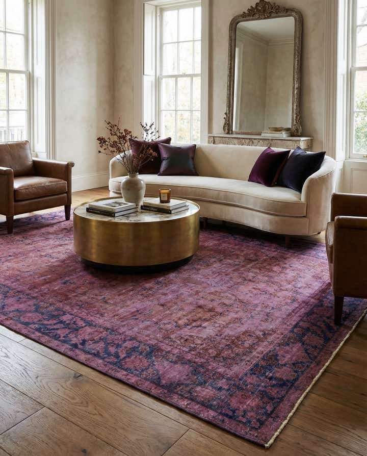 9' 7 x 13' 9 Hand Knotted Ultra Vintage Persian Wool Rug