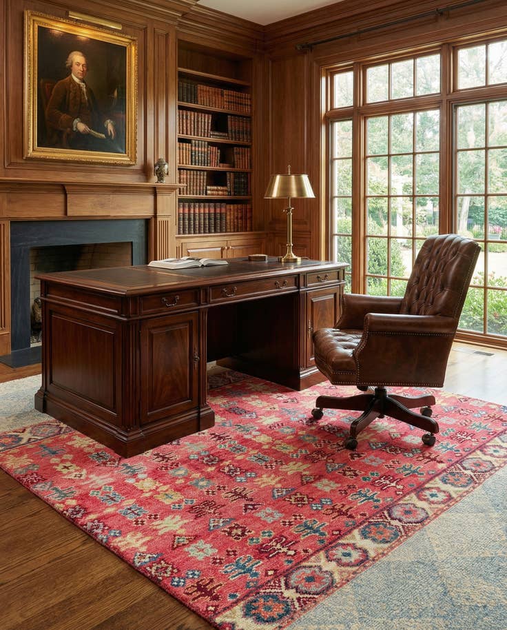 Detail image of 5' x 7' 7 Hand Knotted Ariana Ziegler Rug