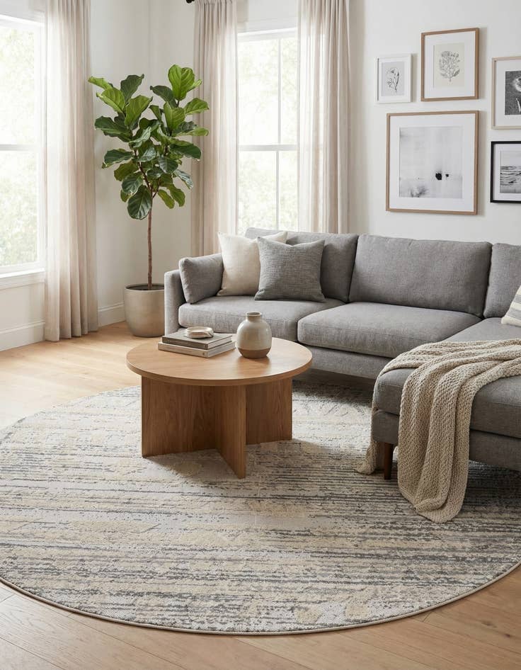 Detail image of  7' x 7' Arlo Round Rug