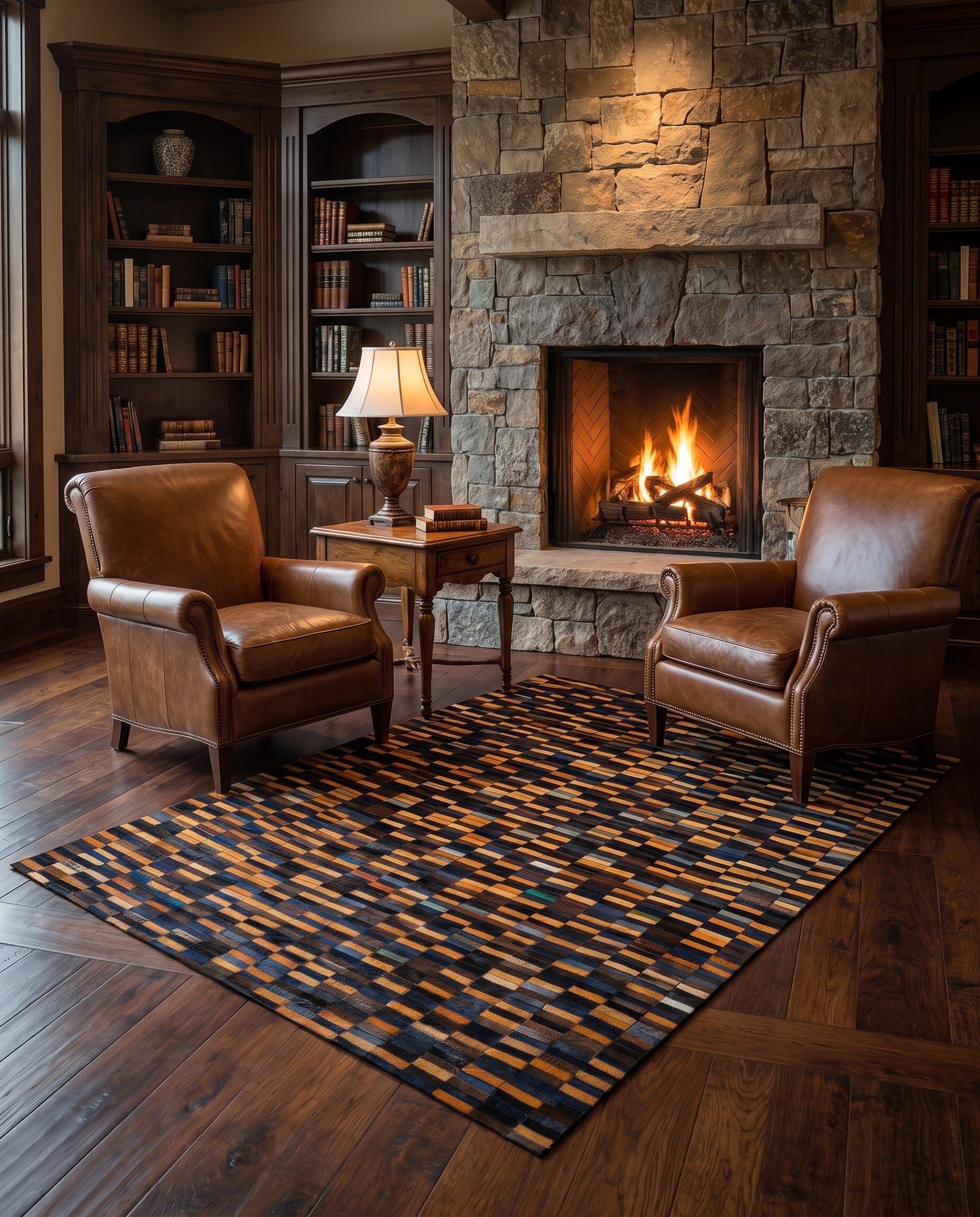 5' x 8' Cowhide - Patchwork Rug