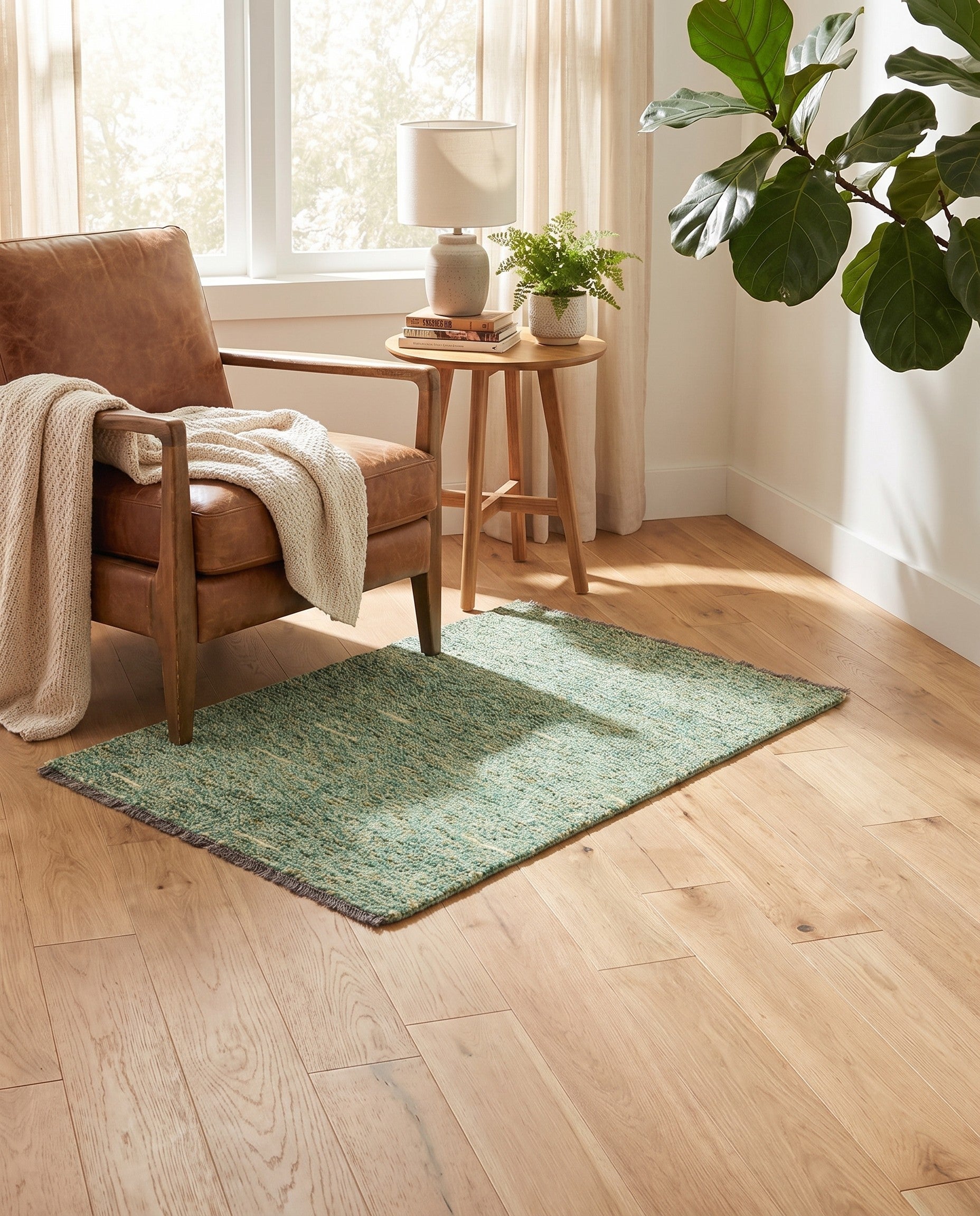 2' 8 x 4' 2 Hand Knotted Darya Wool Rug