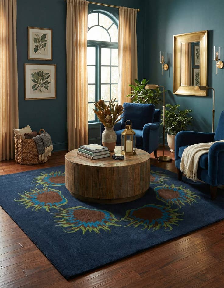 Detail image of 7' 5 x 7' 6 Luna Square Rug