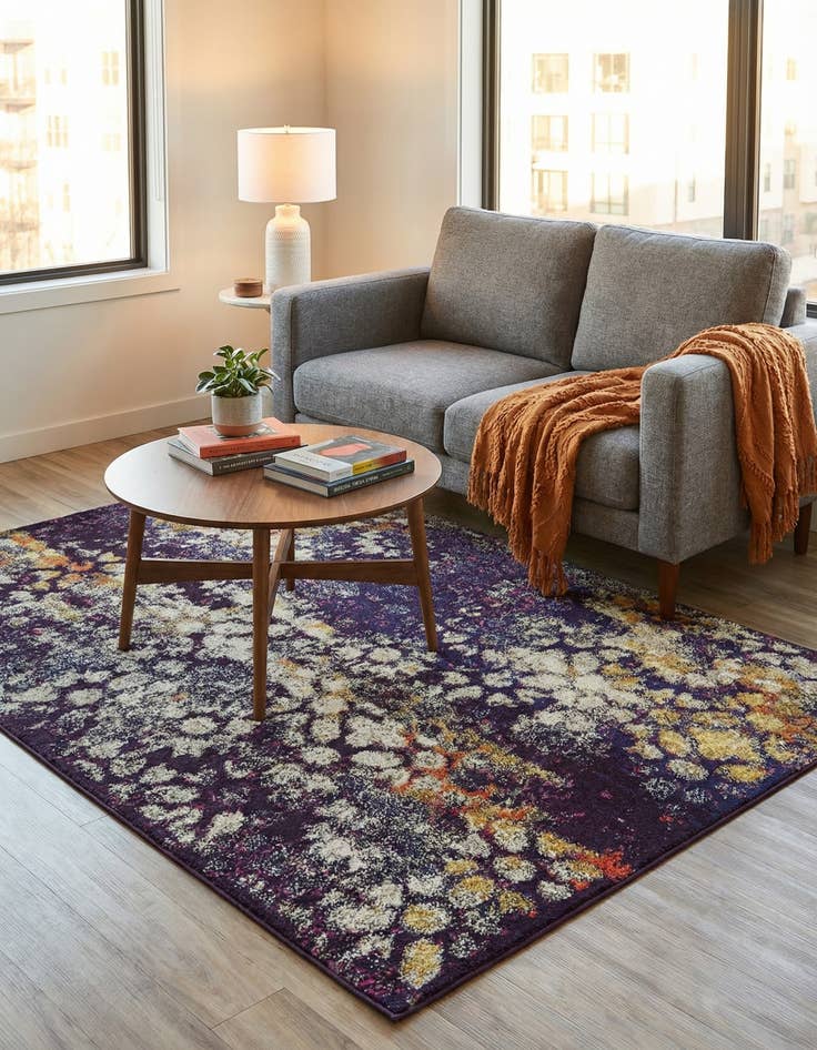 Detail image of 4' x 6'  Washable Arte Rug