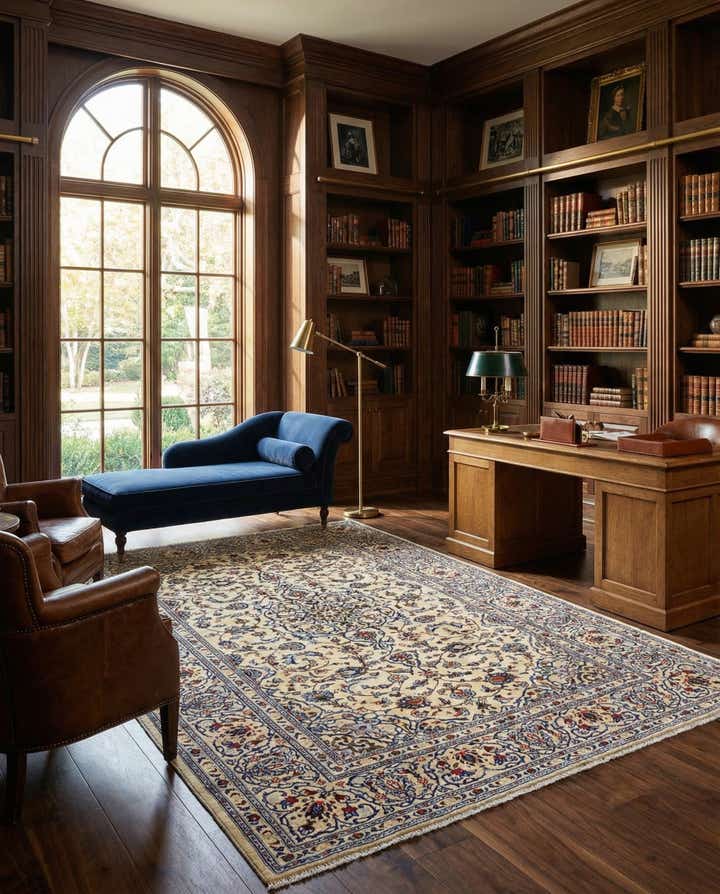 6' 9 x 9' 10 Kashan Rug