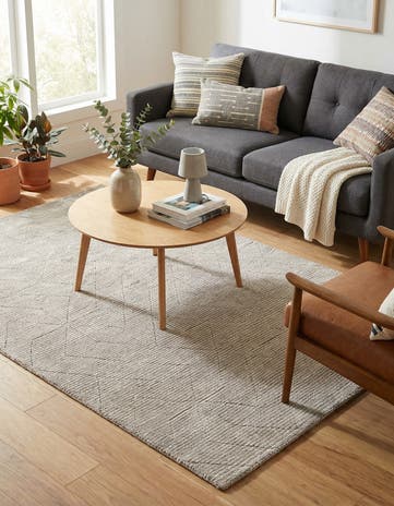 4' 1 x 6' 1 WoolCraft Geometric Rug