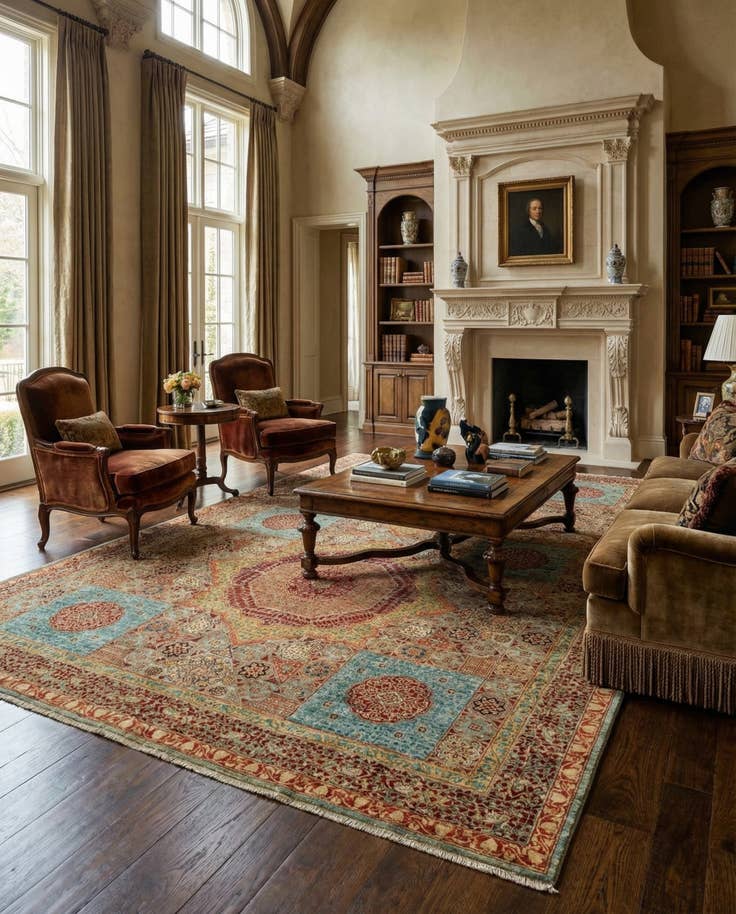 Detail image of 8' 2 x 11' 7 Amina Wool Rug