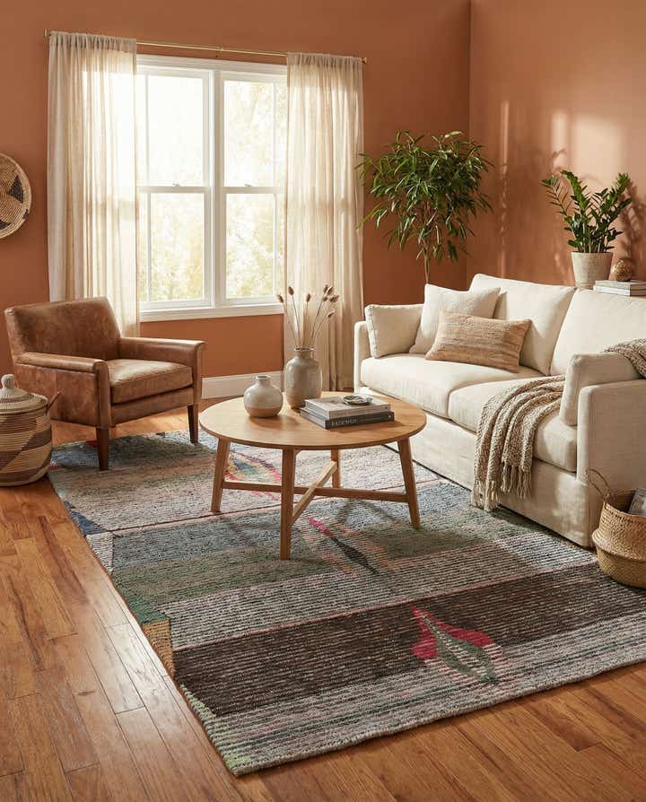 4' 10 x 7' 10 Hand Knotted Moroccan Wool Rug