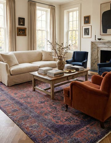 8' 10 x 12' 1 Hand Knotted Ultra Vintage Persian Wool Rug