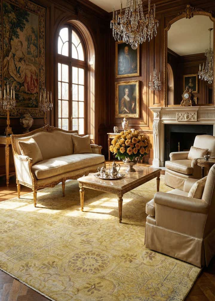 8' 6 x 12' 3 Hand Knotted Kundan Rug