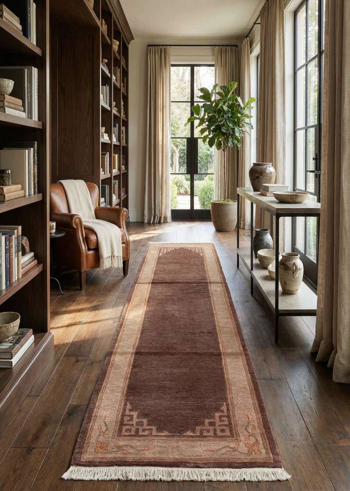 2' 10 x 11' 3 Hand Knotted Tibet Wool Runner Rug