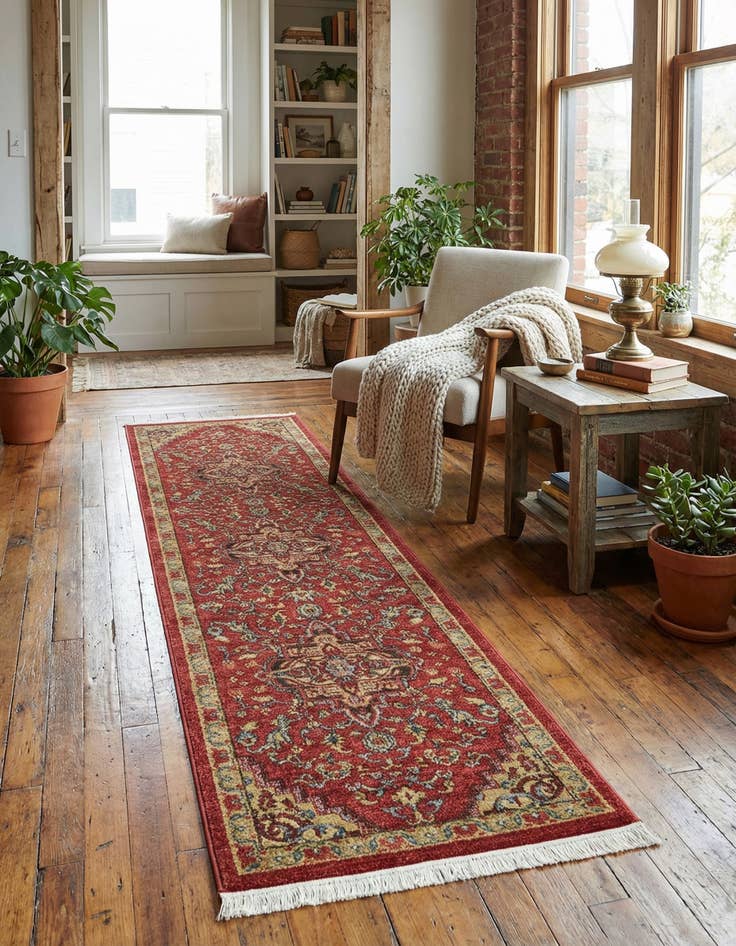 Detail image of 2' x 8' Serapi Runner Rug