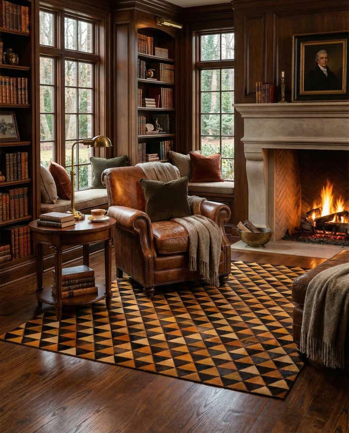 5' 3 x 8' 1 Cowhide - Patchwork Rug