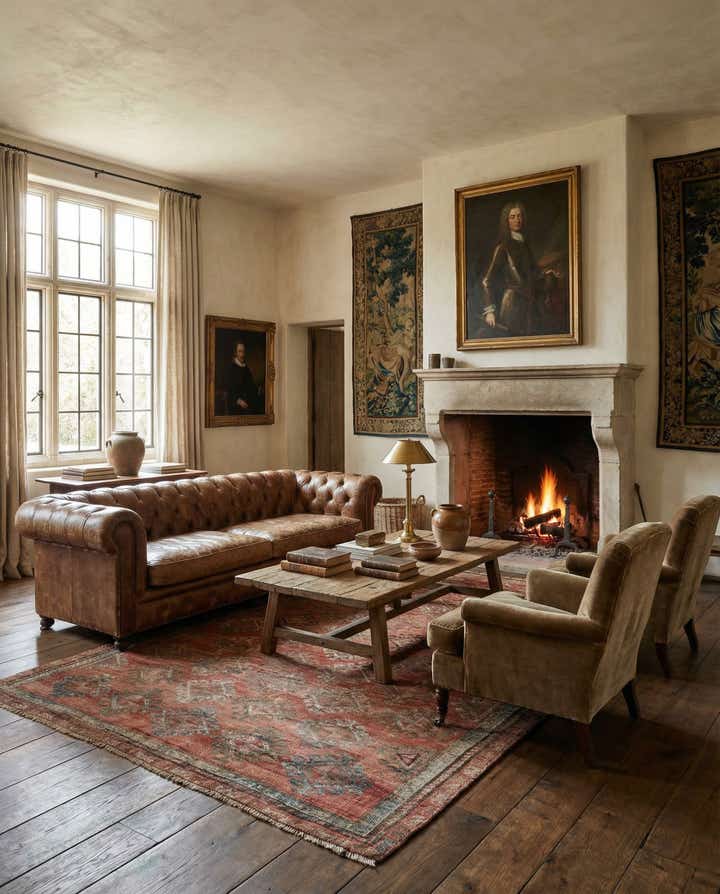 4' 6 x 8' Hand Knotted Ultra Vintage Persian Wool Rug