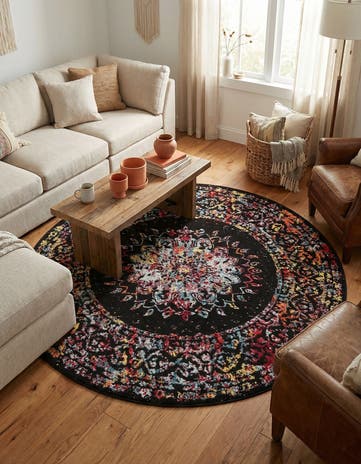 7' 10 x 7' 10 Madeline Round Rug