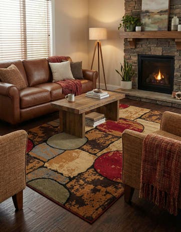 5' 3 x 8' Cafe Rug