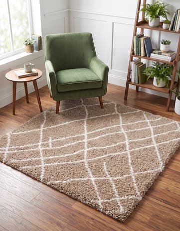5' 3 x 5' 3 Soft Touch Shag Square Rug
