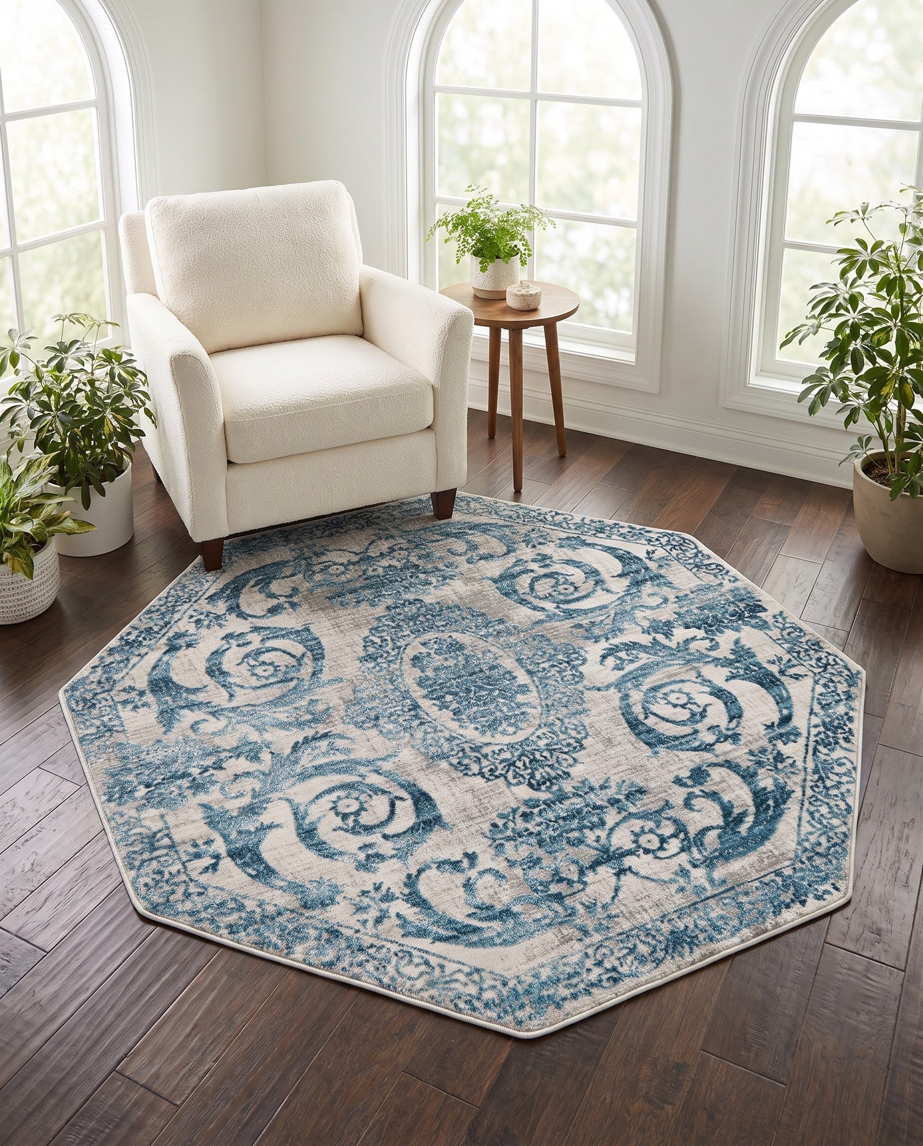 5' 3 x 5' 3 Finsbury Octagon Rug