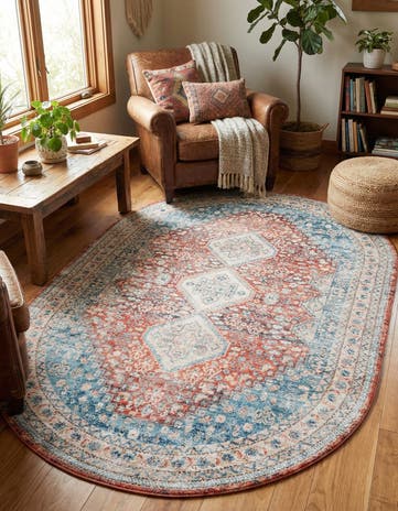 5' 3 x 8' Newport Oval Rug