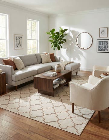 Jill Zarin White Uptown Lincoln Center Rug