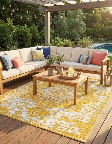 7' 10 x 10' Easy-Clean Vista Breeze Indoor / Outdoor Rug