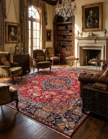 9' 8 x 12' 6 Kashmar Wool Rug
