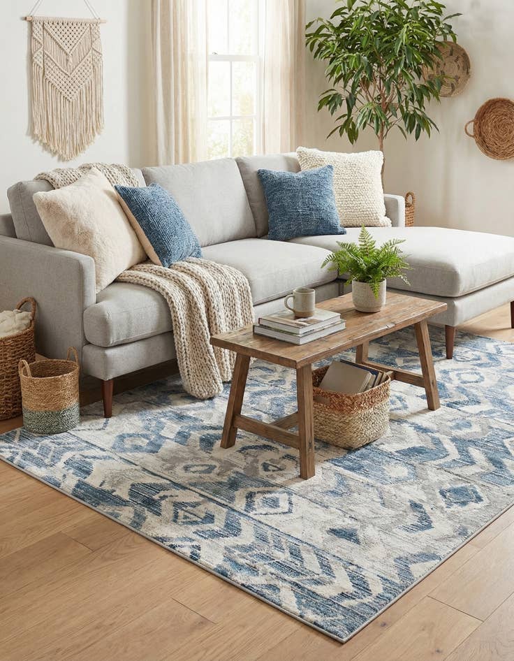 Detail image of 5' x 8' Caspian Rug