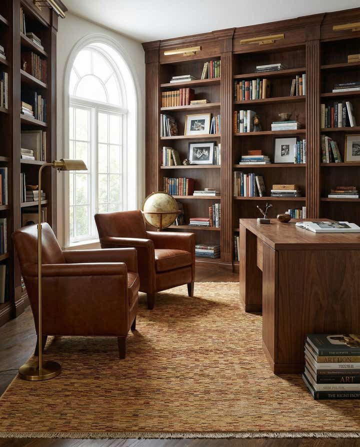 7' 6 x 9' 2 Hand Knotted Modern Ziegler Wool Rug