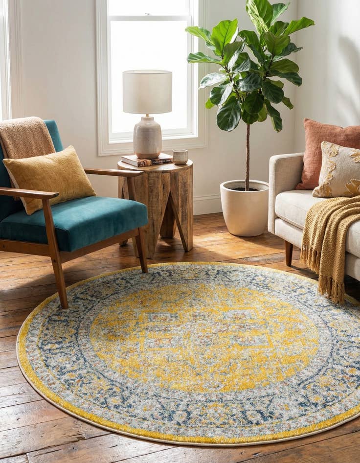Detail image of 3' 3 x 3' 3 Havana Round Rug
