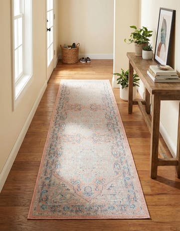 Powder Pink Whitney Runner Rug