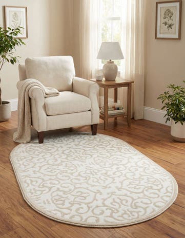 3' 3 x 5' 3 Nepal Oval Rug
