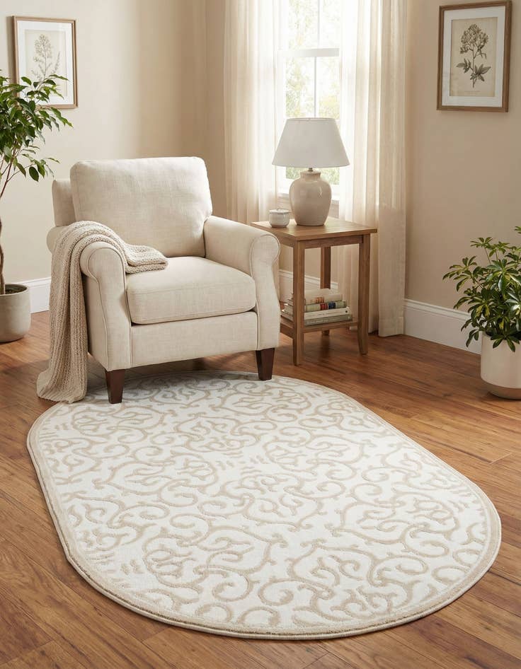 Detail image of  3' 3 x 5' 3 Nepal Oval Rug