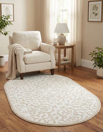 3' 3 x 5' 3 Nepal Oval Rug