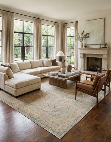 8' 10 x 12' 8 Hand Knotted Ultra Vintage Persian Wool Rug