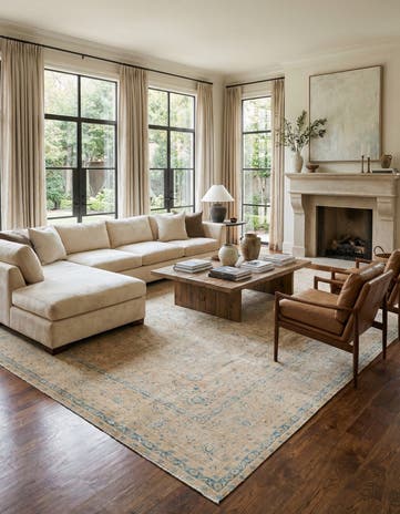 8' 10 x 12' 8 Hand Knotted Ultra Vintage Persian Wool Rug