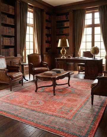 6' 11 x 9' 9 Amina Wool Rug