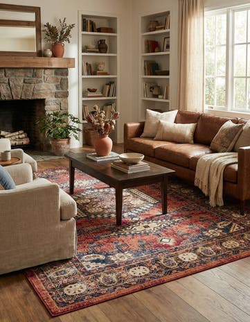Terracotta Eden Rug