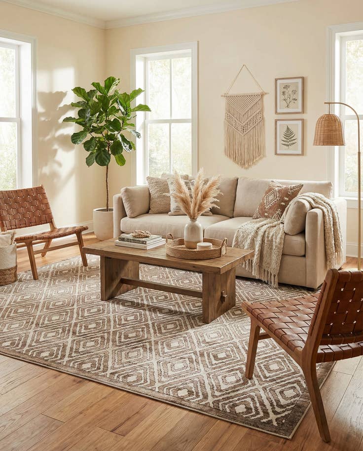 Detail image of 10' 8 x 10' 8 Hermitage Square Rug