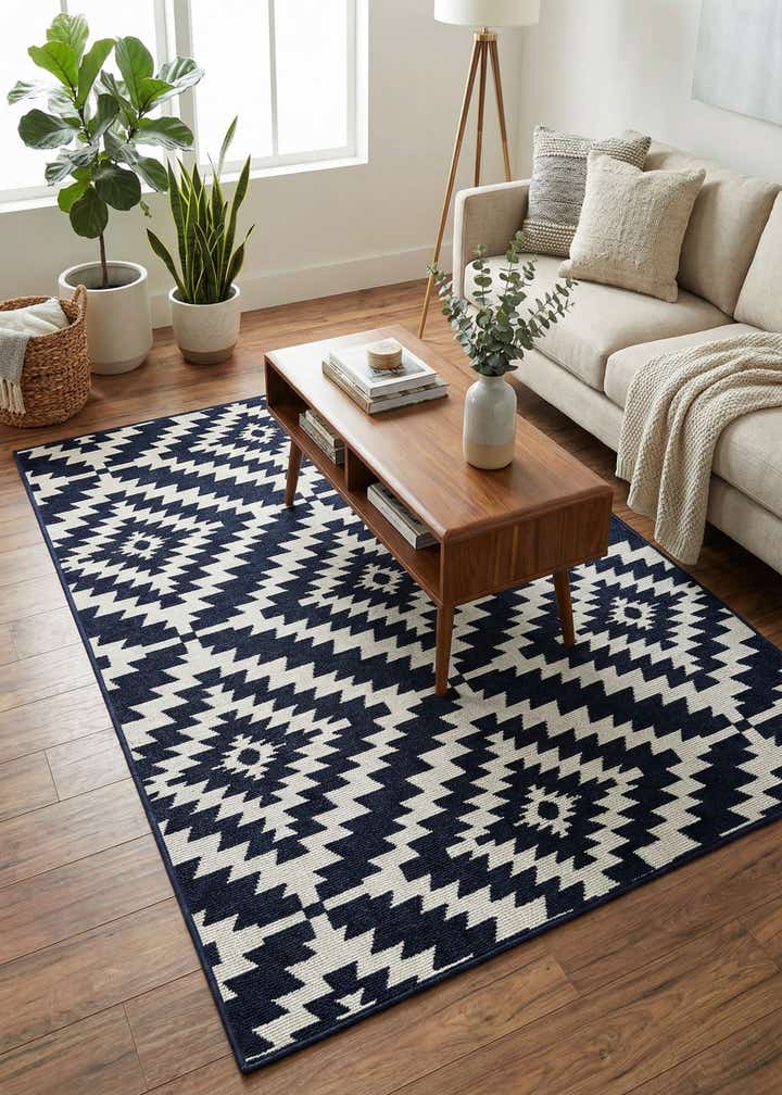 4' x 6' Easy-Clean Sabrina Soto Indoor / Outdoor Rug