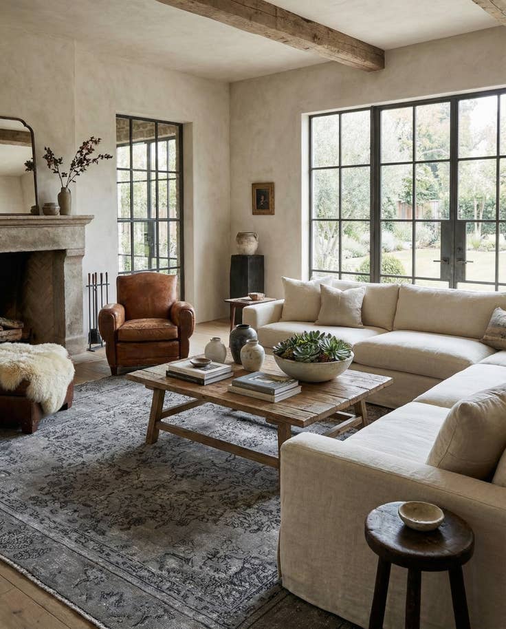 Detail image of 6' 5 x 8' 3 Hand Knotted Ultra Vintage Persian Wool Rug